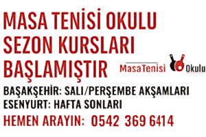 masa tenisi kursları